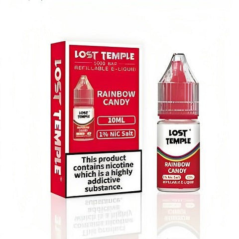 Lost Temple Nic Salts 10ml - Box Of 10 - Eliquid Base-Rainbow Candy