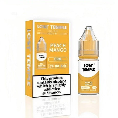 Lost Temple Nic Salts 10ml - Box Of 10 - Eliquid Base-Peach Mango