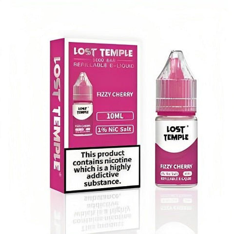 Lost Temple Nic Salts 10ml - Box Of 10 - Eliquid Base-Fizzy Cherry