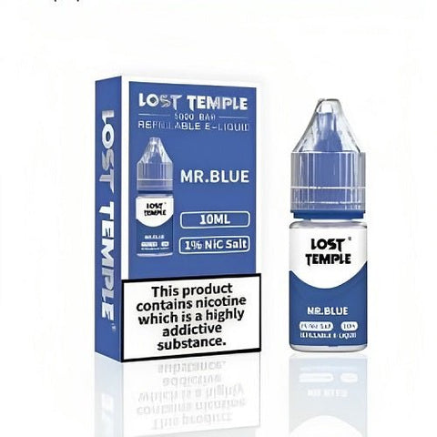 Lost Temple Nic Salts 10ml - Box Of 10 - Eliquid Base-Mr Blue