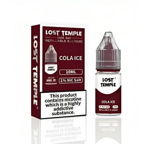 Lost Temple Nic Salts 10ml - Box Of 10 - Eliquid Base-Cola Ice