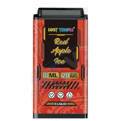 Lost Temple Replacement Pods - Eliquid Base-Red Apple Ice