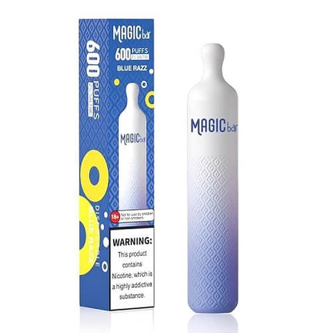 Magic Bar Q 600 Puff Disposable Device | 20MG - Eliquid Base-Blue Razz
