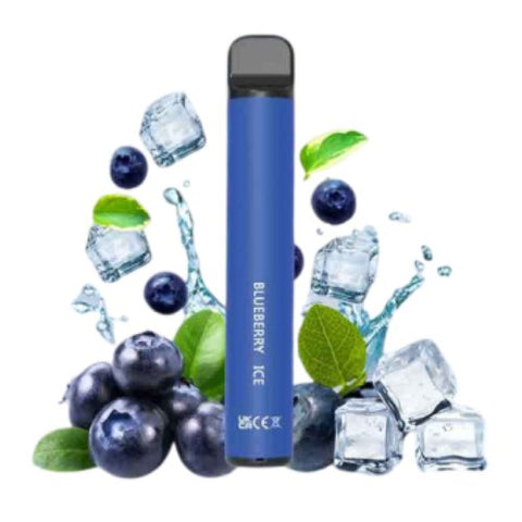 Mckesse Bar 600 Disposable Vape Pod Device - Eliquid Base-Blueberry Ice