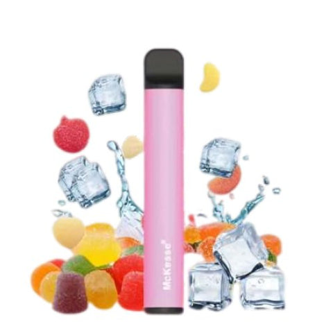 Mckesse Bar 600 Disposable Vape Pod Device - Eliquid Base-Candy Ice