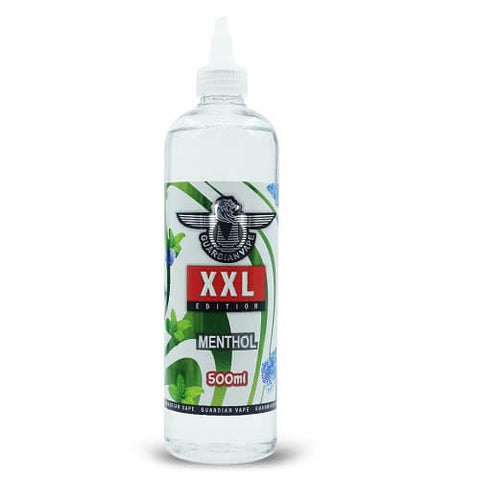 Menthol Shortfill 500ml E-Liquid by Guardian Vape XXL Edition - Eliquid Base