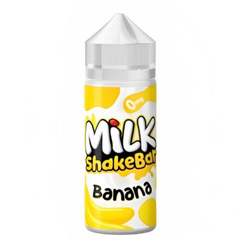 Milkshake Bar Shortfill 100ml E-Liquid - Eliquid Base-Banana
