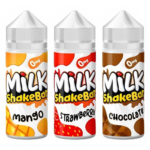 Milkshake Bar Shortfill 100ml E-Liquid - Eliquid Base-Banana