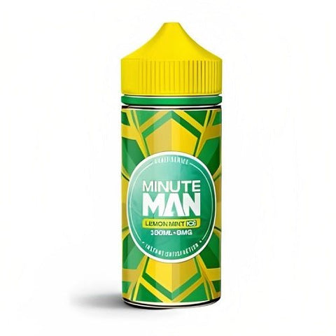 Minute Man 100ml Shortfill Eliquid - Eliquid Base-Lemon Mint Ice