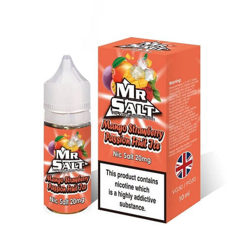 Mr Salt 10ml Nic Salt Eliquid (3x) - Eliquid Base-Mango Strawberry Passion Fruit Ice