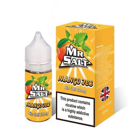 Mr Salt 10ml Nic Salt Eliquid (3x) - Eliquid Base-Mango Ice