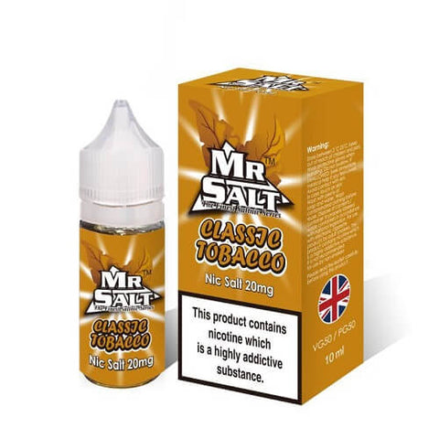 Mr Salt 10ml Nic Salt Eliquid (3x) - Eliquid Base-Classic Tobacco