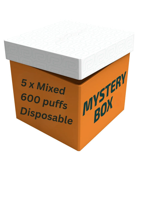 Mystery Box 5 X 600 Puffs Disposables-20MG - Eliquid Base-Mystery Box 5 X 600 Puffs Disposables-20MG