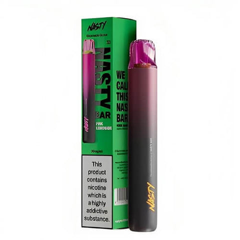 Nasty Bar Dx2 600 Puff Disposable Vape Pod Device - 20MG - Eliquid Base-Pink Lemonade