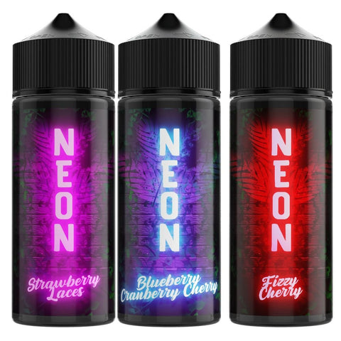 Neon Shortfill 100ml E-Liquid - Eliquid Base-Blackberry Aniseed Menthol