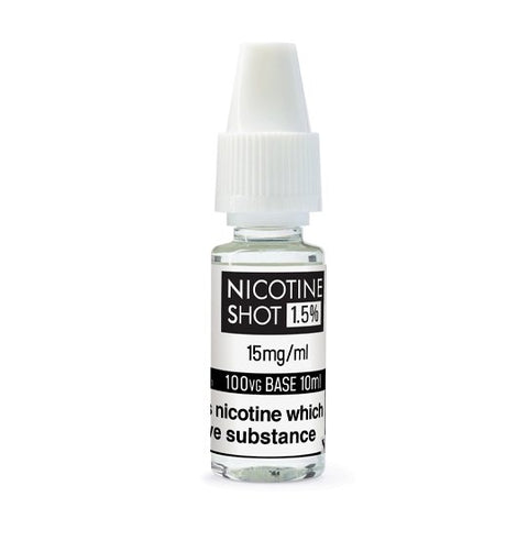 Nicotine Shot - 15MG - 100VG - Eliquid Base