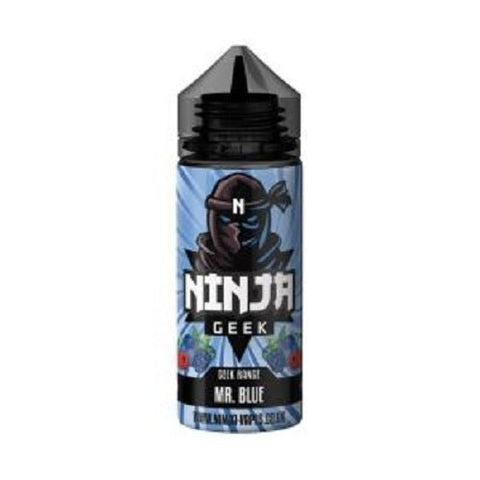 Ninja Geek 100ml Shortfill E-liquid - Eliquid Base-Mr Blue
