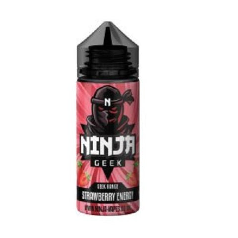 Ninja Geek 100ml Shortfill E-liquid - Eliquid Base-Strawberry Energy