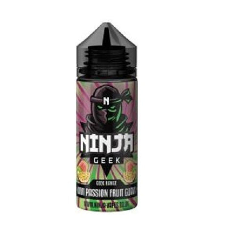 Ninja Geek 100ml Shortfill E-liquid - Eliquid Base-Kiwi Passionfruit Guava