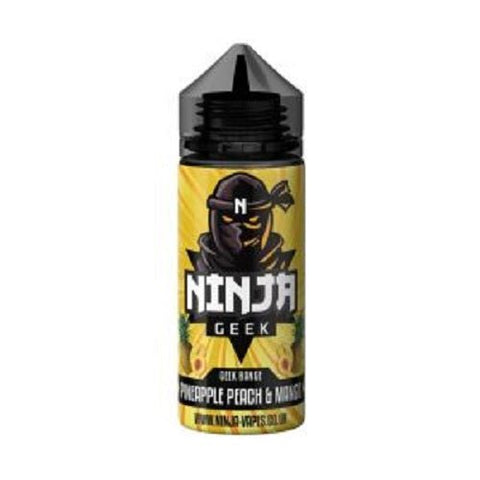 Ninja Geek 100ml Shortfill E-liquid - Eliquid Base-Pineapple Peach Mango