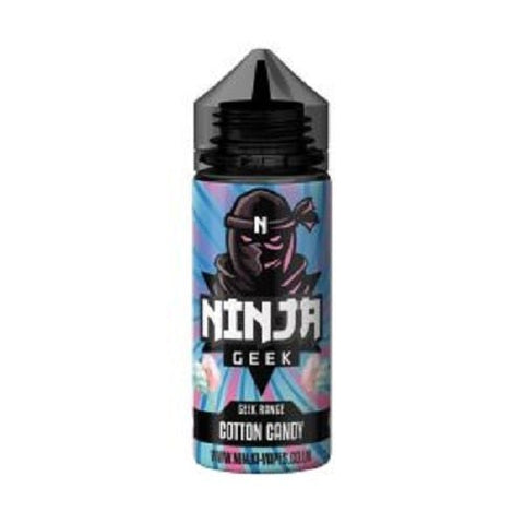 Ninja Geek 100ml Shortfill E-liquid - Eliquid Base-Cotton Candy