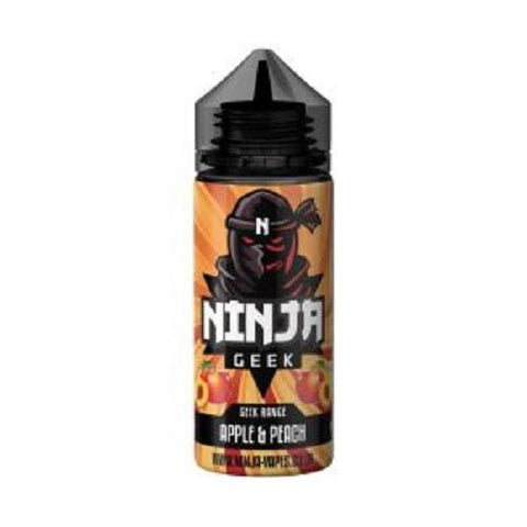 Ninja Geek 100ml Shortfill E-liquid - Eliquid Base-Apple & Peach
