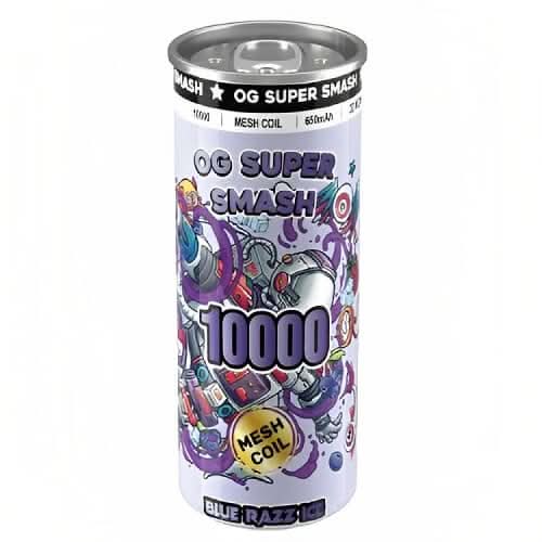 OG Super Smash 10000 Disposable Vape Device -Blue Razz Ice