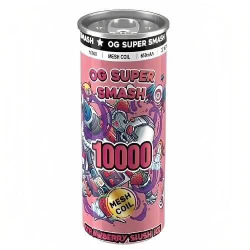 OG Super Smash 10000 Disposable Vape Device -Strawberry Slush Ice