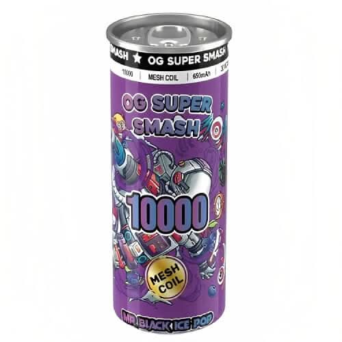 OG Super Smash 10000 Disposable Vape Device -Mr Black Ice Pop
