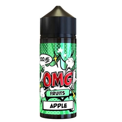 OMG Fruits Shortfill 100ml Eliquid -Apple