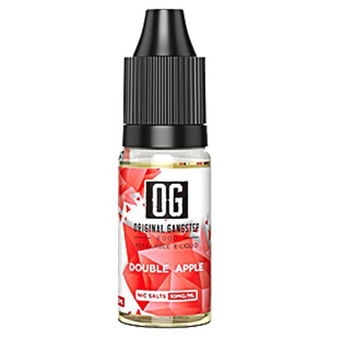 Orignal Gangster OG 6000 10ml Nic Salts E-liquid - Pack Of 10 - Eliquid Base-Double Apple
