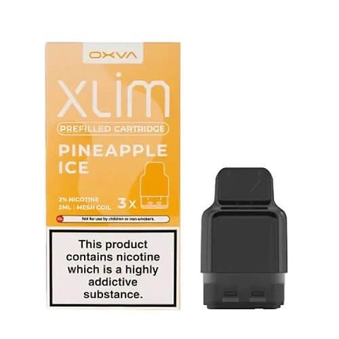 OXVA Xlim Prefilled Pods - Pack of 3 - Eliquid Base-Pineapple Ice