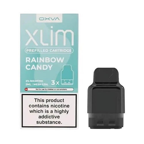OXVA Xlim Prefilled Pods - Pack of 3 - Eliquid Base-Rainbow Candy