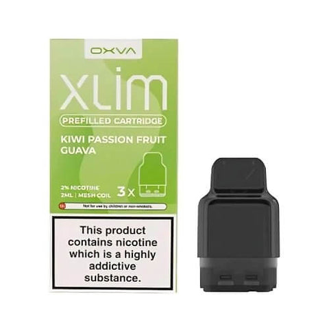 OXVA Xlim Prefilled Pods - Pack of 3 - Eliquid Base-Kiwi Passion Fruit Guava