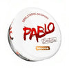 Pablo Nicopods Mocca in a round tin, combining bold coffee and chocolate notes with intense nicotine in a smooth, tobacco-free pouch.