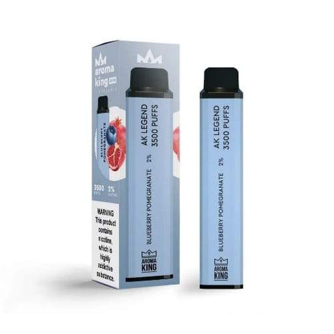 Pack of 10 Aroma King 3500 Disposable Pod Device | 20MG - Eliquid Base-Bubblegum Pomegranate