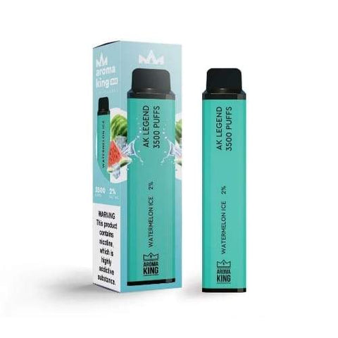 Pack of 10 Aroma King 3500 Disposable Pod Device | 20MG - Eliquid Base-Watermelon Ice