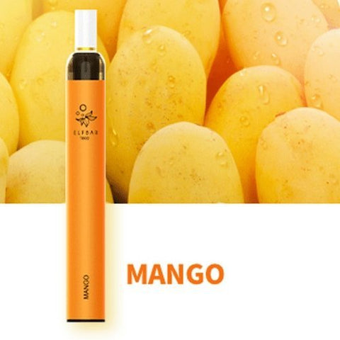 Pack of 10 Elf Bar T600 Disposable Pod Device - Eliquid Base-Mango