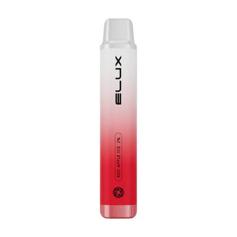Pack of 10 Elux Pro 600 Puffs Disposable Device - Eliquid Base-Red Apple Ice