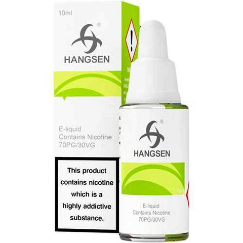 Pack of 10 Hangsen 10ml E-Liquid - Eliquid Base-Mint