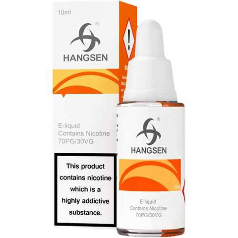 Pack of 10 Hangsen 10ml E-Liquid - Eliquid Base-Mango