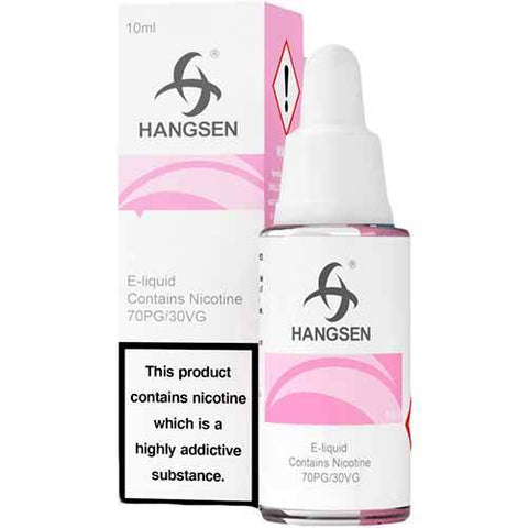 Pack of 10 Hangsen 10ml E-Liquid - Eliquid Base-Pink Sky