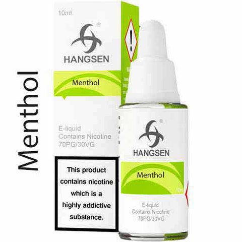 Pack of 10 Hangsen 10ml E-Liquid - Eliquid Base-Mango