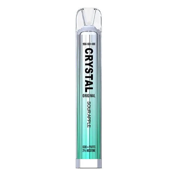 SKE Crystal 600 Disposable Vape  Device -Sour Apple