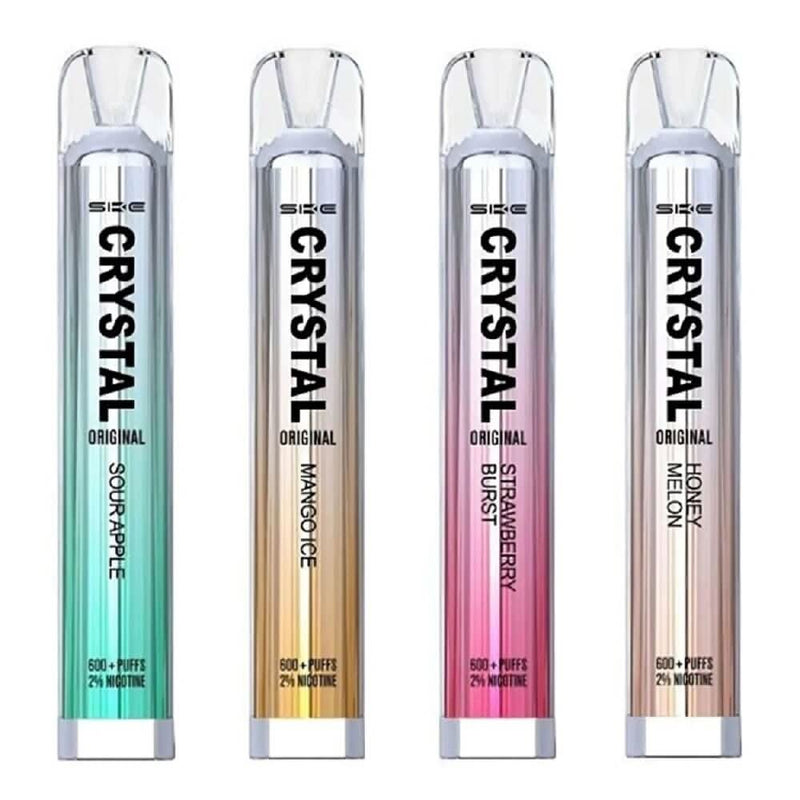 SKE Crystal Disposable Vape - 20MG | Pack of 10 Eliquid Base SKE Crystal Disposable Vape - 20MG | Pack of 10 Eliquid Base