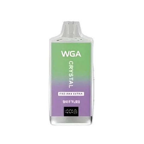 Pack of 10 WGA Crystal Pro Max Extra 15000 Disposable Vape - 20MG - Eliquid Base-Watermelon Ice