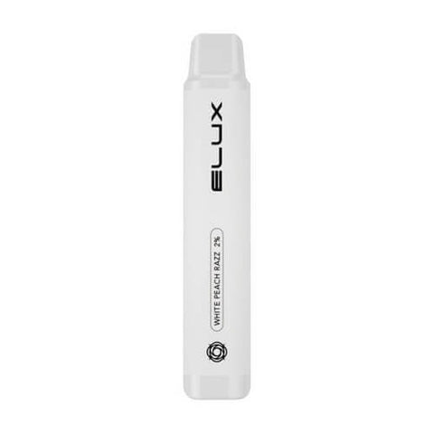 Pack of 2 Elux Pro 600 Puffs Disposable Vape Pod Device | 20MG - Eliquid Base-White Peach Razz