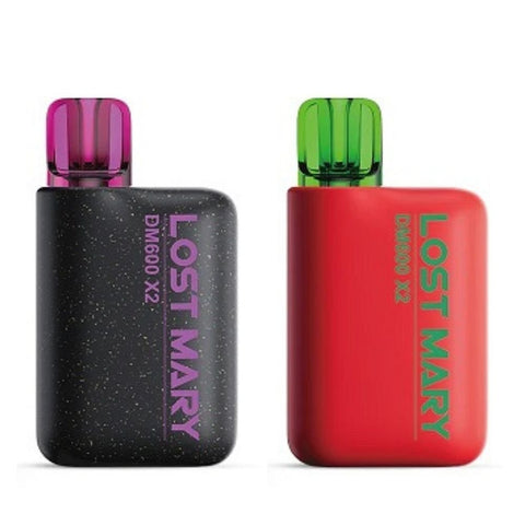 Pack of 5 Lost Mary DM600 Disposable Pod Device - 1200Puffs - Eliquid Base-Alpine Ice