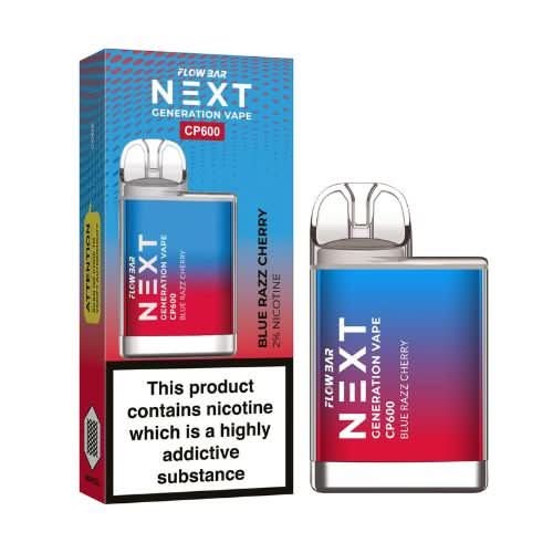 Pack of 5 - The Crystal CP600 Disposable Vape Puff Pod Device - Eliquid Base-Blue Razz Cherry