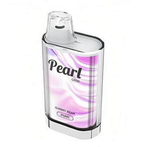 Pearl G 600 Disposable Vape Pod Device - 20MG PACK OF 10 - Eliquid Base-Gummy Bear